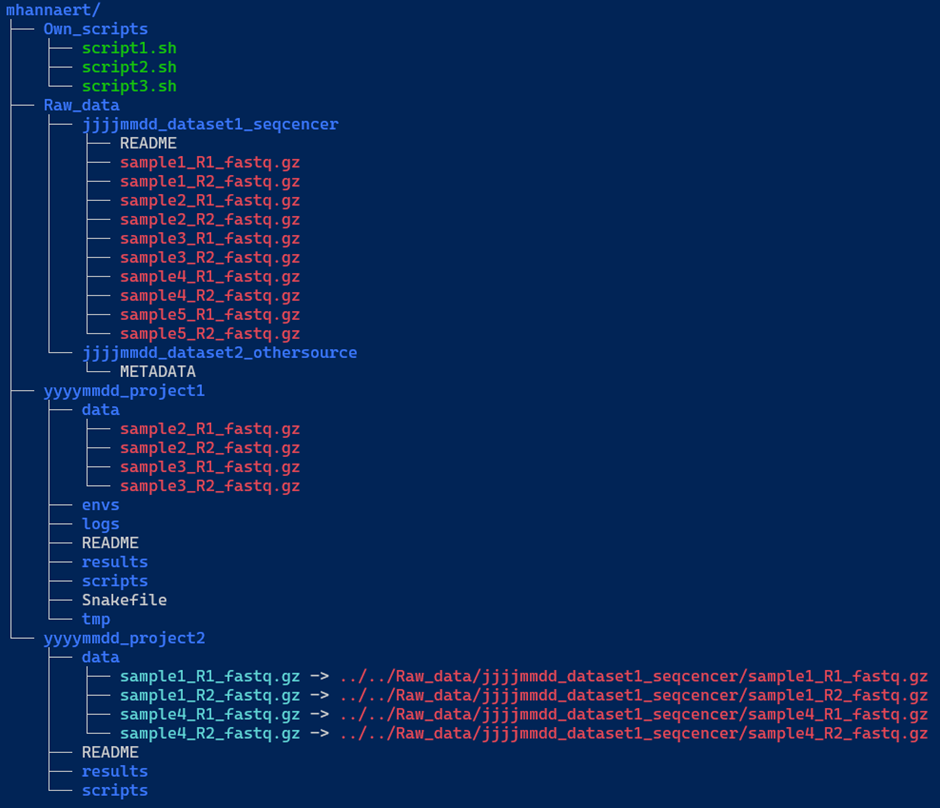 Example of good directory structure