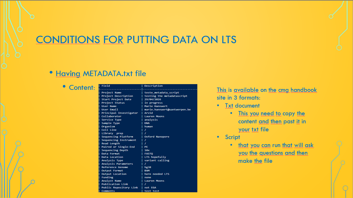LTS DO's and DON'ts